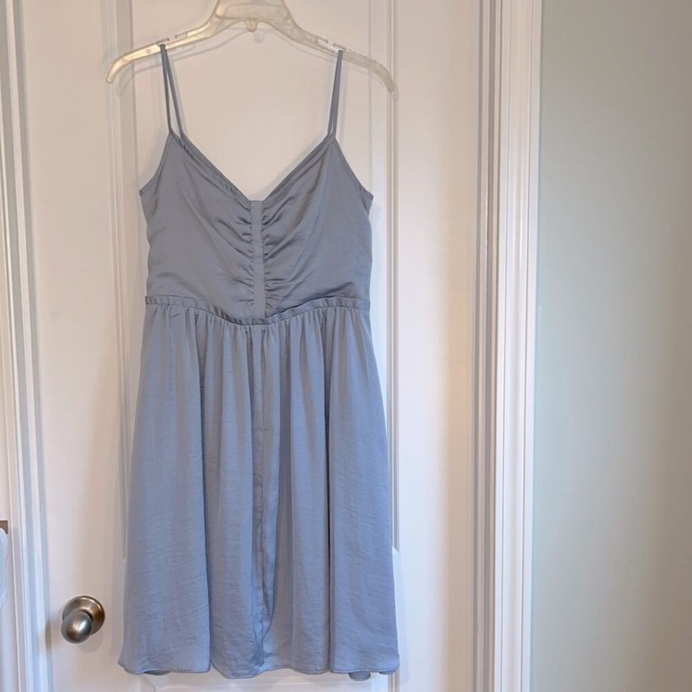 Banana Republic Light Blue Spaghetti Strap Dress